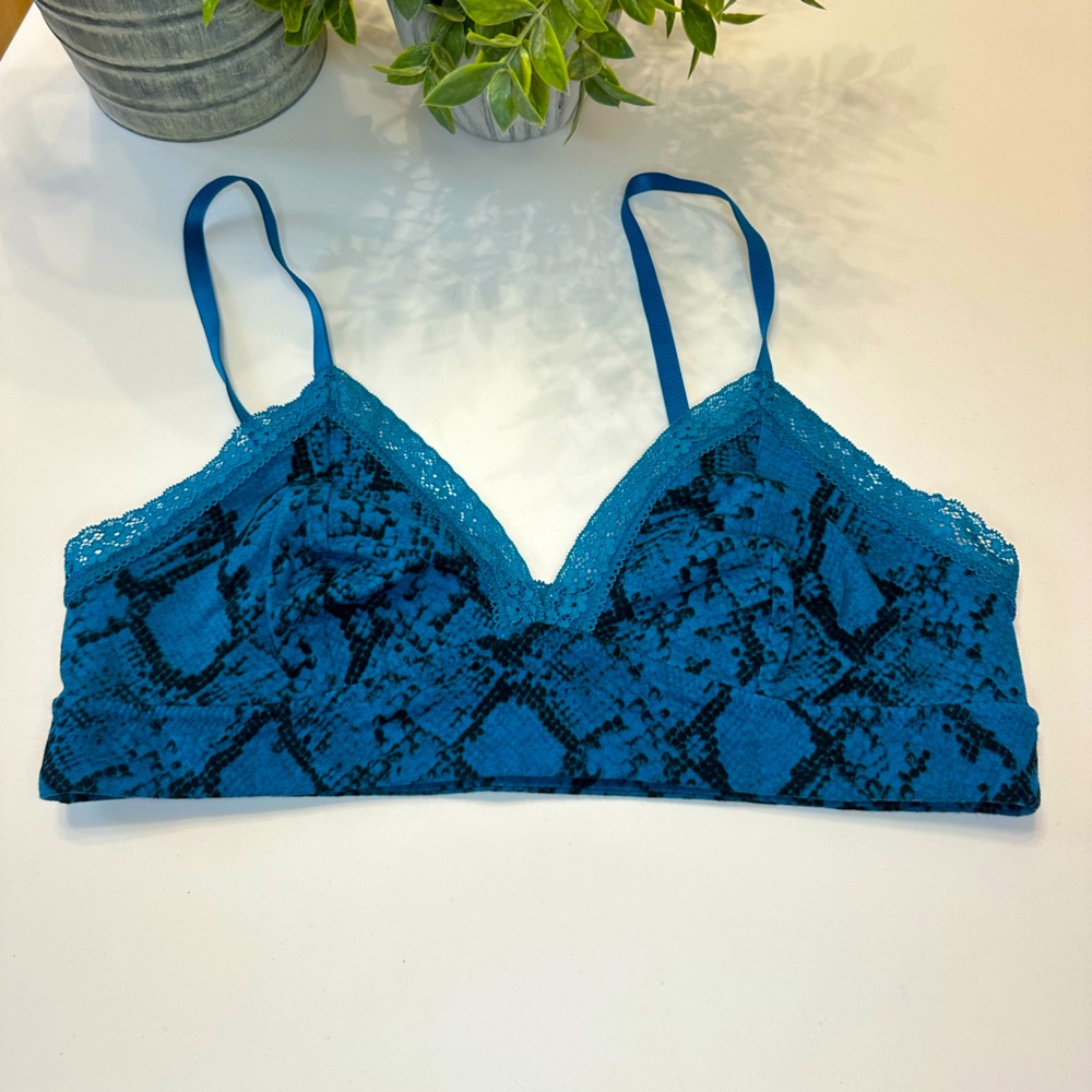 Snake pattern bralette Size Large